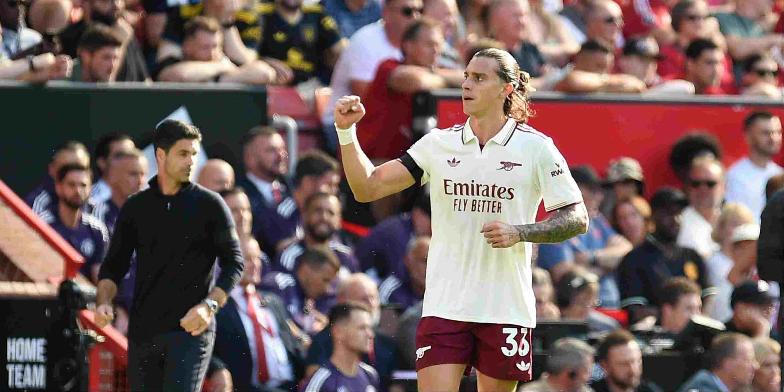 Arsenal recibe un gran impulso con Calafiori tras jugar con Italia